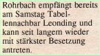 Rundschau, Mai 1994