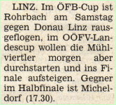 Cup-Semifinale: EKS - Micheldorf (OÖN)