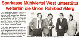 Rohrbacher Notizen, Nr. 55, November 1986