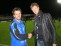 Shakehands der Trainer Franz Scherpink (Gmunden) und Franky Hofer (Rohrbach/Bg.) (Foto: Kneidinger)